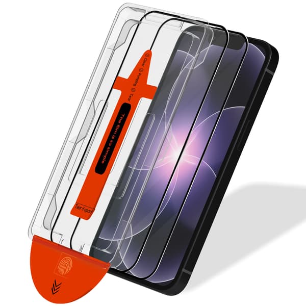 2-Pack iPhone 17e Skärmskydd - Härdat Glas | [Automatisk Installation] - Bubbelfritt