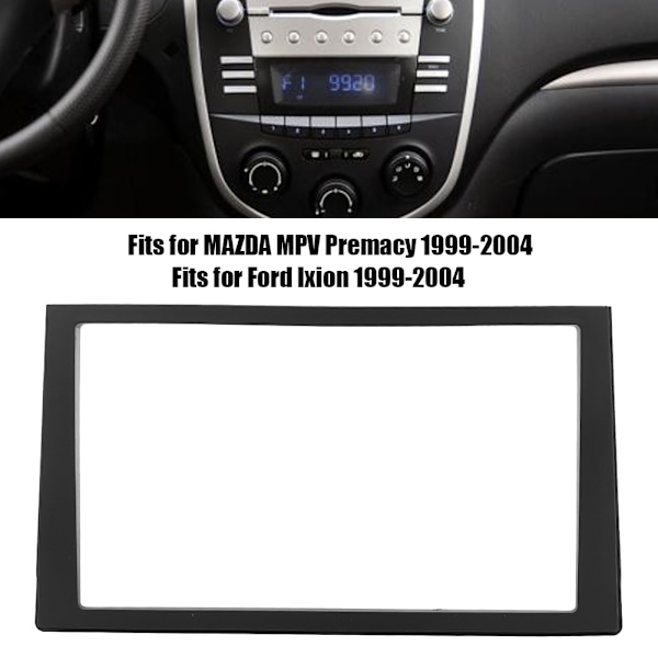 Mazda MPV Premacy 2 Din Fascia Kit - Perfekt passform för Radio DVD Stereo