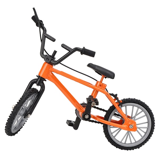 Mini-maastopyörämalli Racing Toys 1/10 Nukkekodin lisävaruste Käsityö Pyörä Pöytäkoriste Oranssi