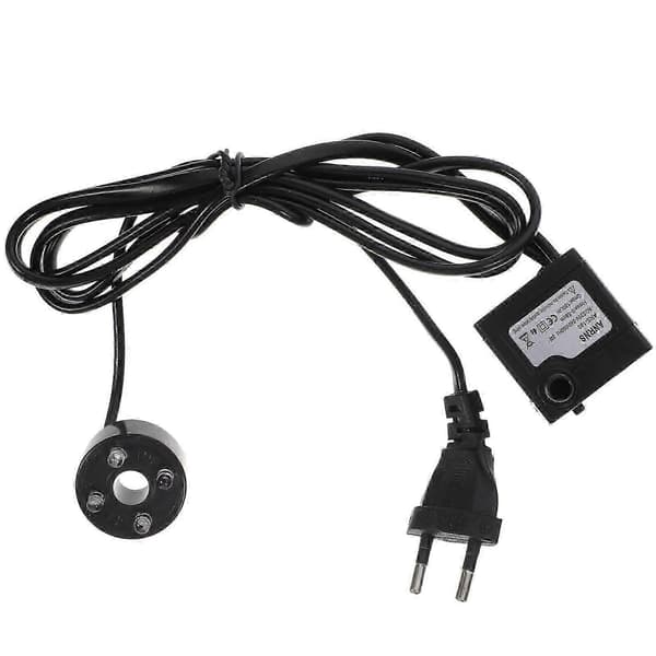 3W LED dränkbar pump med justerbart flöde för fontäner, dammar, akvarier Storlek 4 Svart