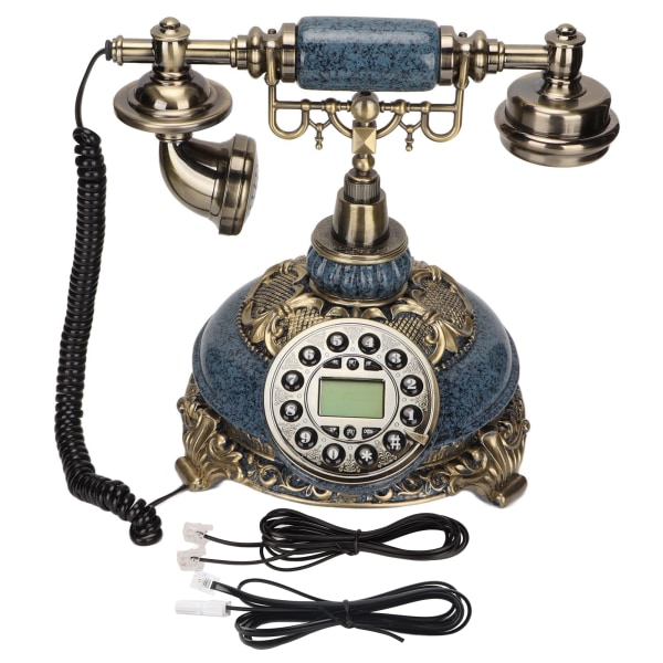 MS-8327E telefon i europæisk stil Gammeldags kablet fastnettelefon opkalds-id-telefon til hjemmekontor