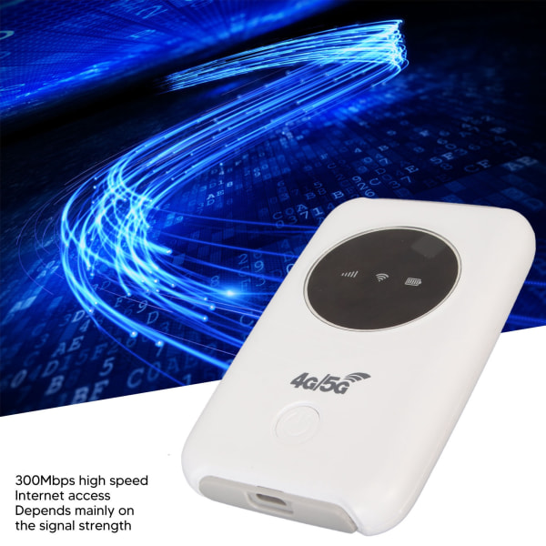 Ulåst 5G WiFi USB-modem - Hurtig og bærbar 300 Mbps LTE-router