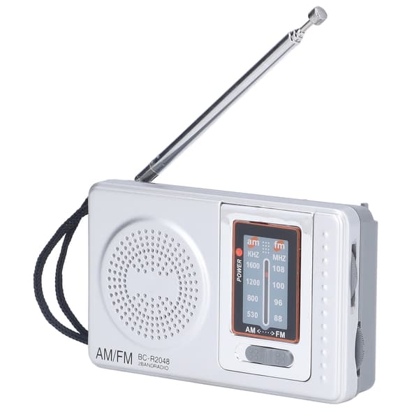 Bærbar vanntett AM/FM radiomottaker for underholdning utendørs
