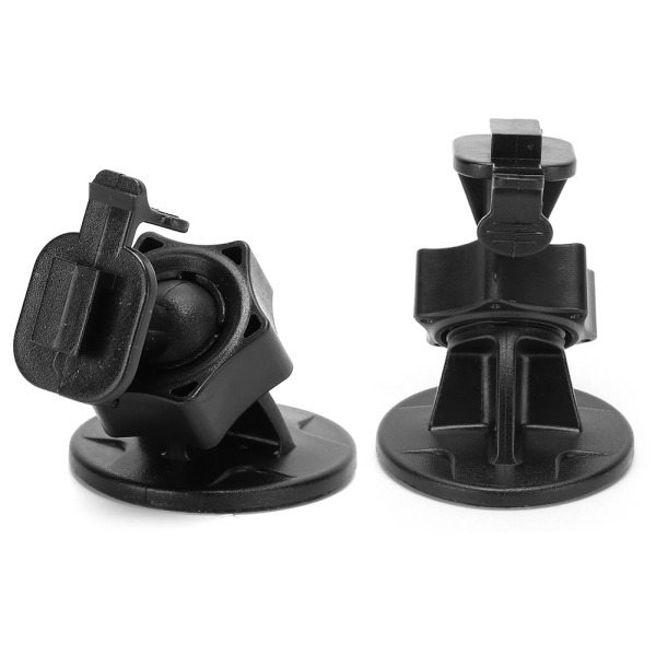 2st Dash Camera Mount Bracket 360 graders justerbar instrumentbräda Sugkopp Auto Recorder Stand Enkelt spänne med klämposition