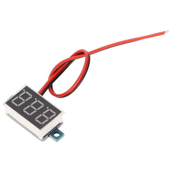 DIY Digital Voltmeter LED Panel 4-40V Høj Præcision Spændingsmåler