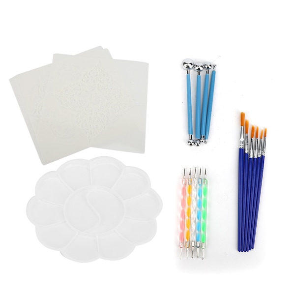 DIY Painting Tool Kit Craft Drawing Dotting Painting Tools Set for Beginners20pcs / set