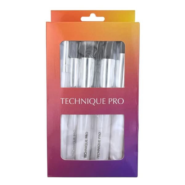 【DT】TECHNIQUE PRO MAKEUP BRUSHES, SILVER EDITION - 10 STK