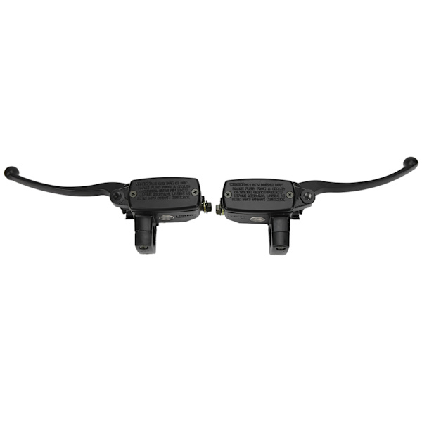 Svart motorsykkel hydraulisk bremsekoplingsspak for 1-toms styre