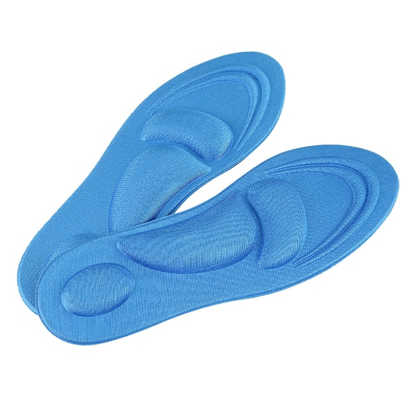 Memory Foam -pohjalliset naisille, joilla on litteät jalat (vaaleansininen)