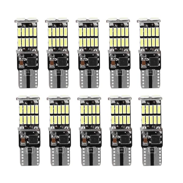 10 stk T10 4014 26SMD Bil Dekoding LED Canbus Pære Feilfri Sidemarkør Nummerplate Lys
