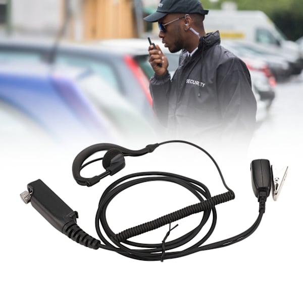 Forsterket Plug and Play Håndfri Walkie Talkie Ørepropp for Sepura STP8000