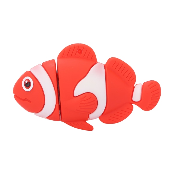 Sarjakuva U Disk Red Clownfish Ulkoasu Nopea Bulk Storage Flash Drive Muistilaite 32GB