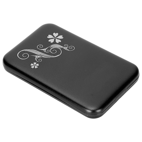 Harddisk-kabinett 2,5 tommer USB3.0 Støtter 3TB 5 Gbps Overføring Aluminium Legering Plug and Play HDD Kabinett Svart