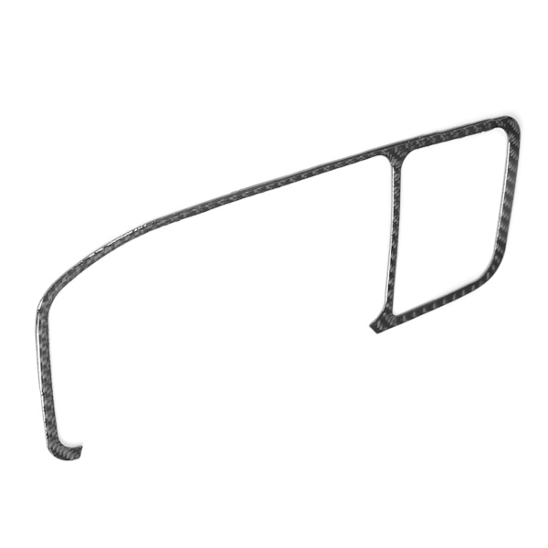 Kolfiberkonsol Navigation Trim Cover för Volvo V60 S60 2010-2017 LHD