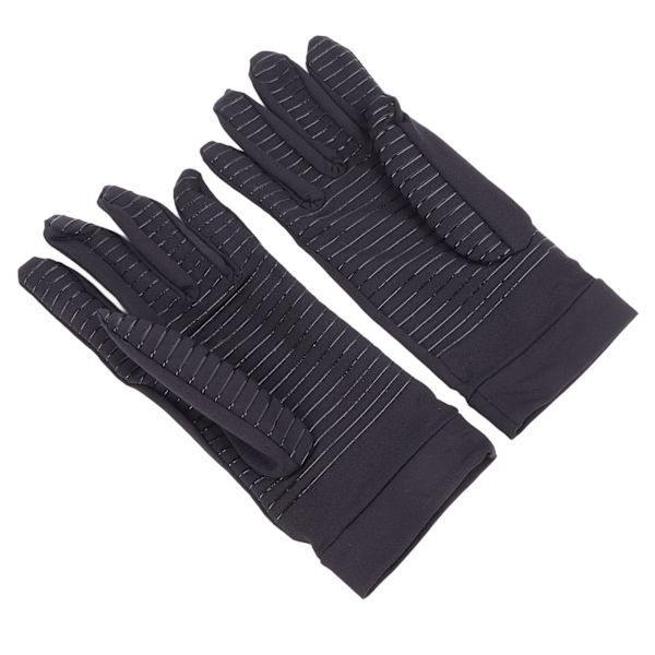 Kobberfiber antislipp treningshansker for menn og kvinner - perfekt for løping, sykling, fotturer, vektløfting, trening, fitness og klatring