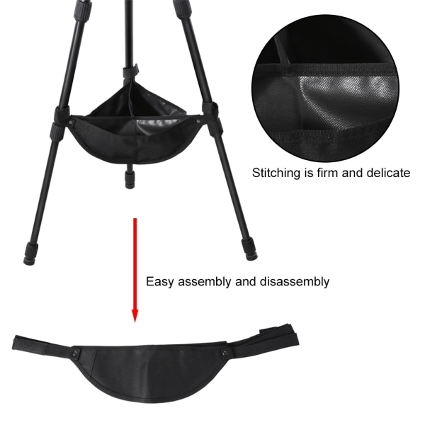 Tålig Svart Tripod Stabilisator Stenpåse
