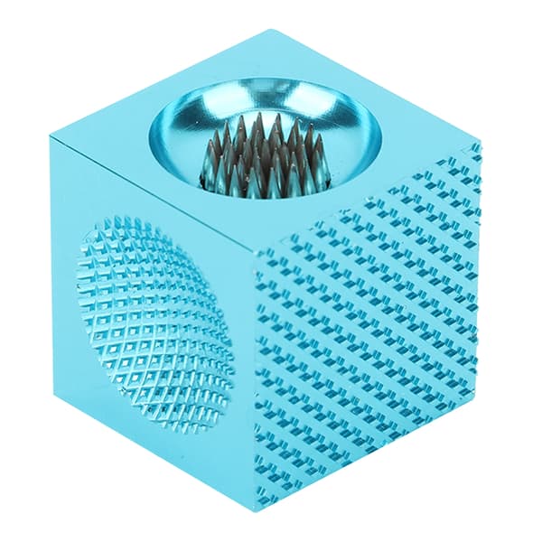 Pool Kø Tip Reparationsværktøj Multifunktionel Terningform Aluminium Legering Bærbar Billard Kø Tip Trimmer Sliber Blå
