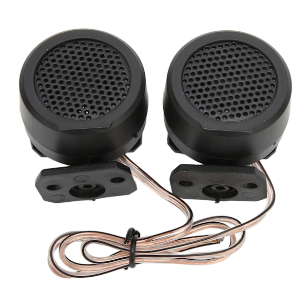 2 stk. Bil Dome Tweeter 500W 4 Ohm Innebygd Kondensator Flott Lydkvalitet Bilhøyttaler