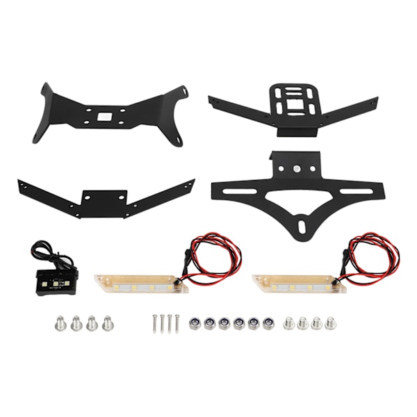 Motorsykkel skiltbrakett - Svart baklysfeste for CB650R CBR650R 2021+ - 25STK