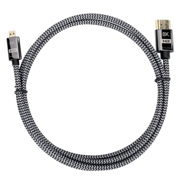HDMI til HDMI Micro-kabel 1M HD Video Flettet Datamaskin Tilbehør 0.1