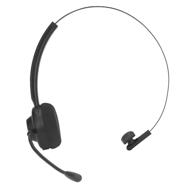 Bluetooth 5.1 Headset, Multifunktionellt Enörat Brusreducerande Mikrofon Trådlöst Headset för Call Center Online Klass