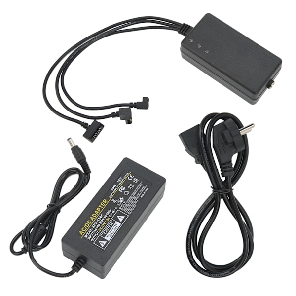 3-i-1 Batteriladdare Fyrfaldig Skydd Dubbel Användning Intelligent Multi Batteriladdare för DJI EU-kontakt 100‑240V