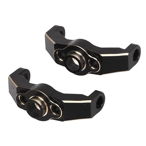 2 stk. Messing C Hub Carrier Professionel RC Messing Caster Montering med Lejer til Traxxas TRX4M 1/18 RC Bil