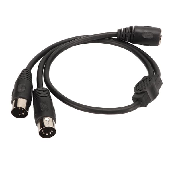 5 Pin DIN Hun til 2 5 Pin DIN Han Y Splitter Adapter 5 Core Fleksibelt Studio Lydkabel 0.1