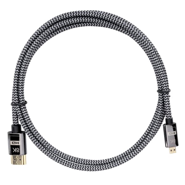 HDMI til HDMI Micro-kabel 1M HD Video Flettet Datamaskin Tilbehør 0.1