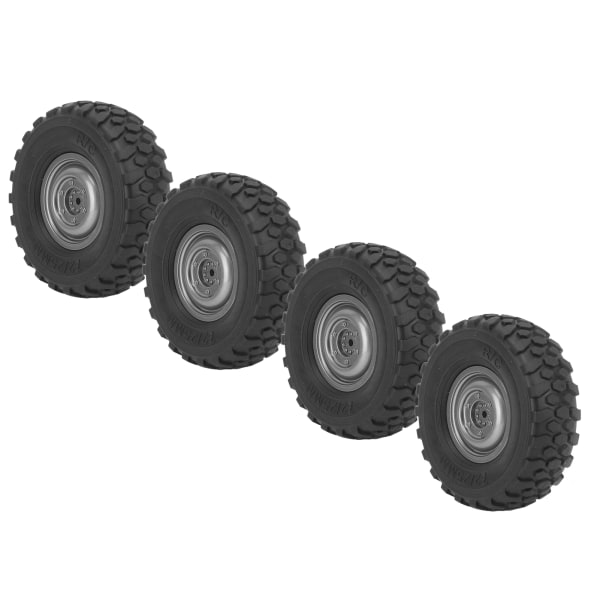 Super Grip gummi RC bjergklatring dæk - 4 stk 5 mm hex off road dæk til WPL fjernbetjening