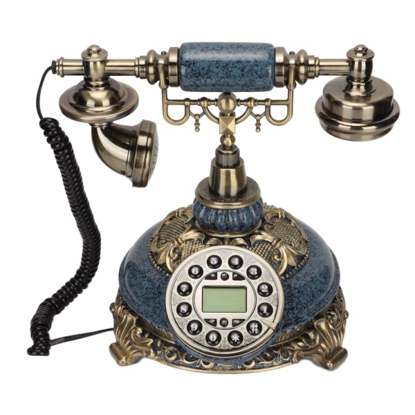 MS-8327E telefon i europæisk stil Gammeldags kablet fastnettelefon opkalds-id-telefon til hjemmekontor