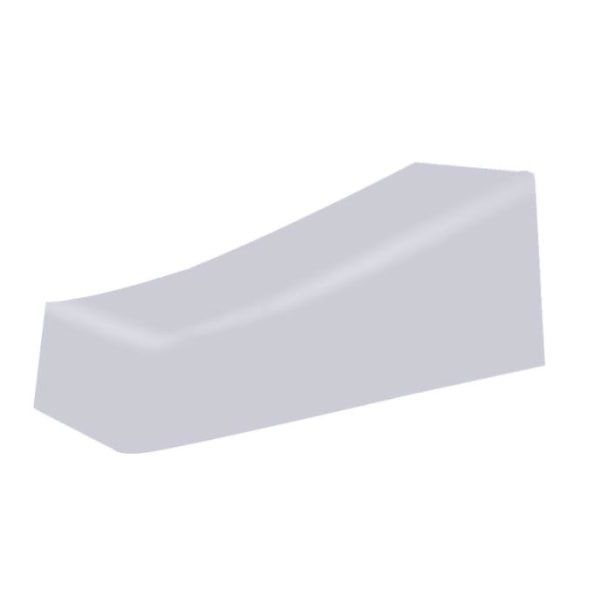 Hagemøbeltrekk, vanntett og støvtett, rektangulært terrassetrekk til stol - 420D sølv (208*76*41/79 cm)