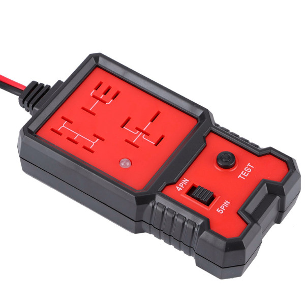 12V bärbar bilrelätestare - LED-display diagnostikverktyg för bilreparation