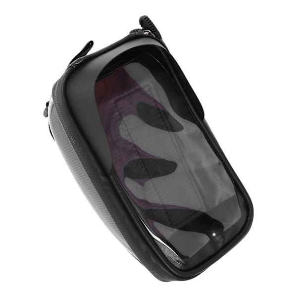 Vandttæt cykeltelefon Front Ramtaske Sort