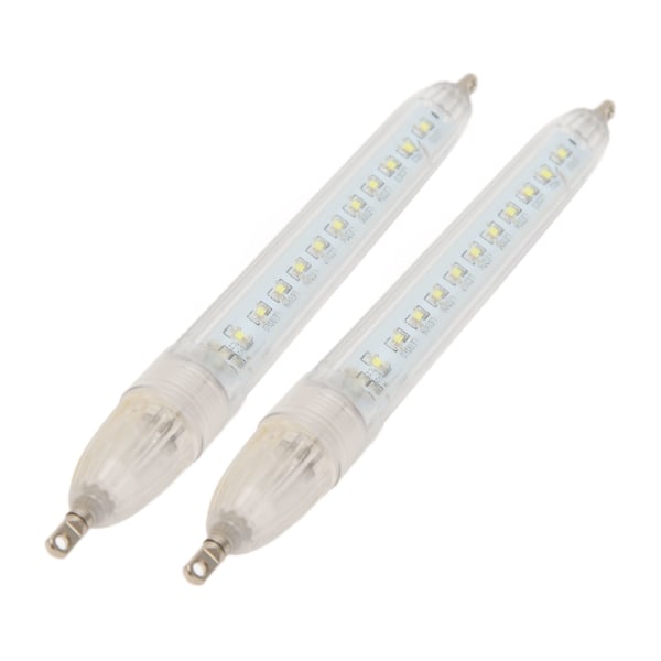 Vedenpitävä LED Vedenalainen Kalastus Viehe - Vilkkuva valkoinen valo (2 kpl)