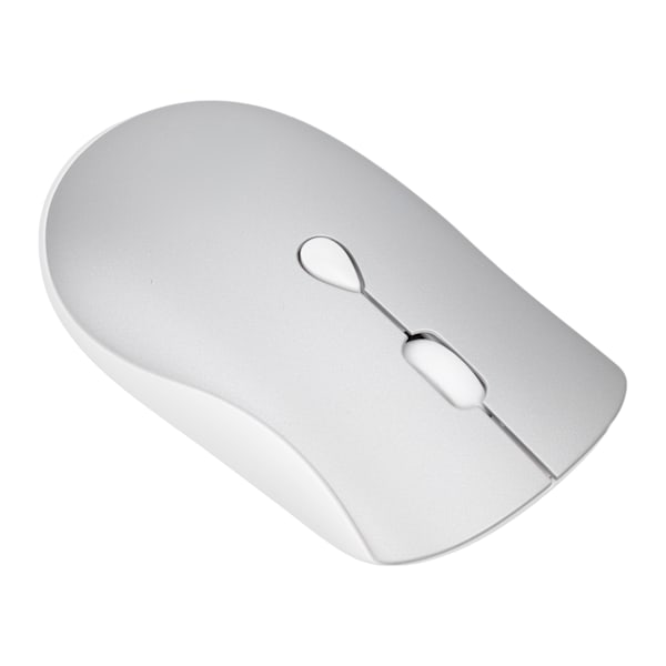 2,4G Trådløs Bærbar Optisk Mus 3 Niveauer DPI Genopladelig Tynd Lydløs Mus med USB-Modtager til Notebook PC Laptop Sølv