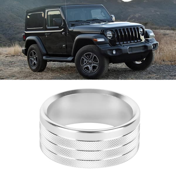 Bilfrontlys Bryterknapp Dekselring Passer til Jeep Wrangler JL 2018 +