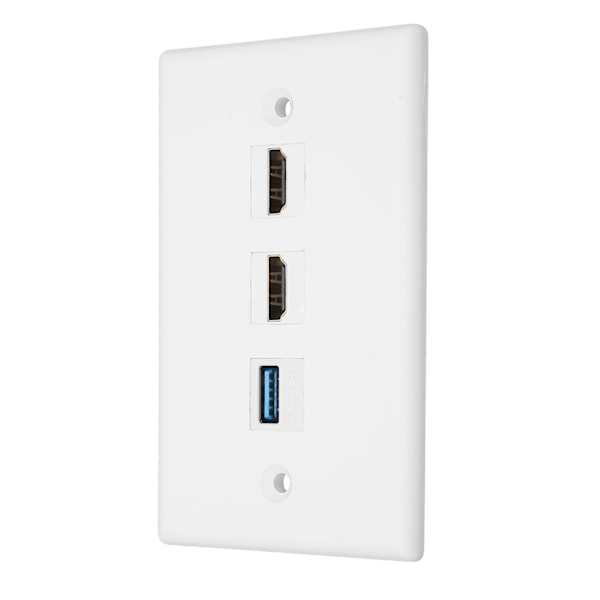 HD Multimedia Interface Ethernet USB Väggplatta 2 Portar HD Multimedia Interface Keystone 1 Port USB 3.0 Väggplatta