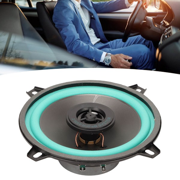 5" högkänslig koaxial bilhögtalare - 100W mellanklass - Universal passform