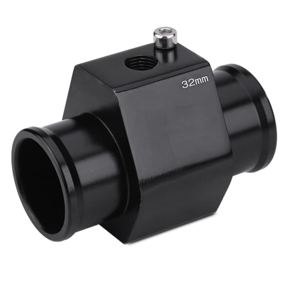 Bil Vandtemperatur Temperatur Samlingsrør Slange Sensor Måler Adapter 32mm