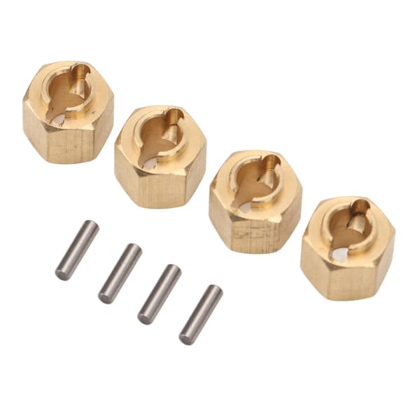 4 stk RC Nav Adapter Hex Messing for Traxxas for TRX4M 1/18 Scale Crawler Bil Tilbehør 6mm