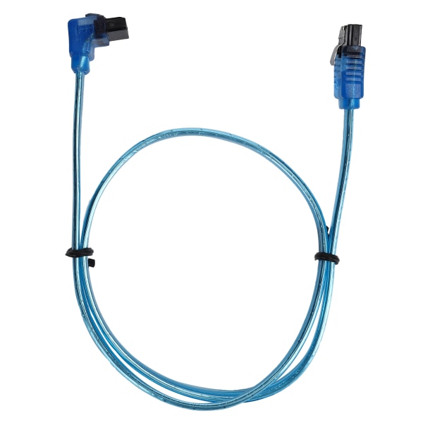 Seriell kabel 48 cm 7-pins albuehode kobberkjerne harddiskledning for datakommunikasjon Blå