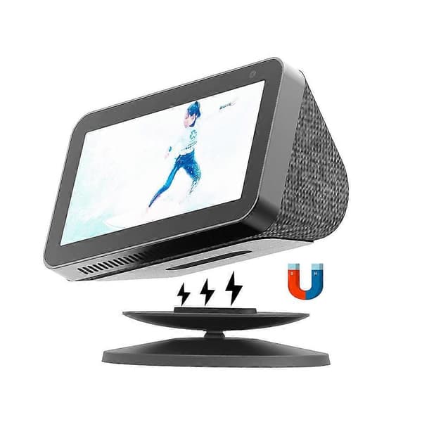 (Ny) Justerbart stativ for Echo Show 5 1. og 2. generasjon, 360 graders svingbart roterbart feste White
