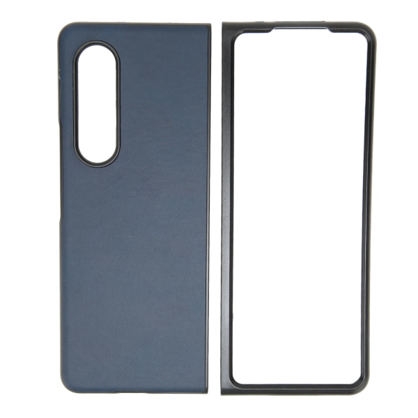 Matkapuhelimen case Naarmuuntumaton PU-nahkainen cover Galaxy Z Fold 3Blue -puhelimelle