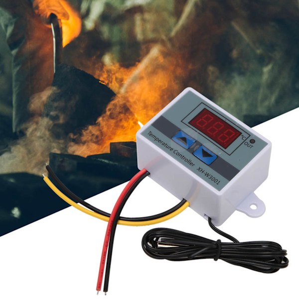 XH-W3001 Temperaturregulator Termostatbryter med Vanntett Sensorprobe (110-220V 1500W)