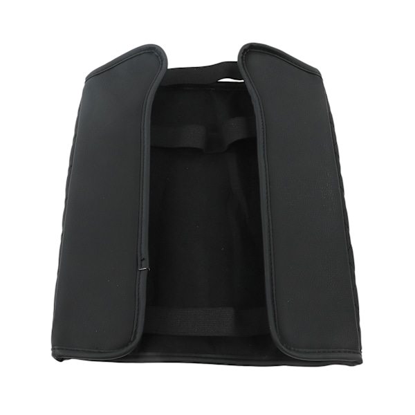Ford 2015-2020 svart syntetiskt läder Bil Center Console Lock Armstöd Säte Box Cover Byte