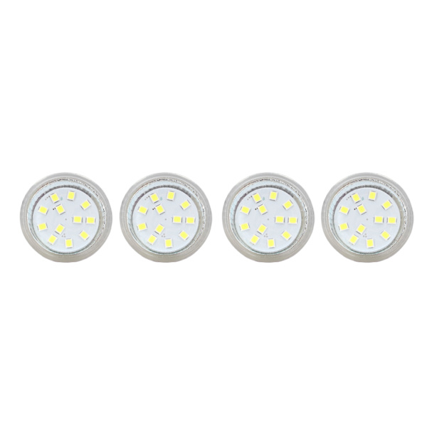 MR11 12LED Kold Hvid Spot Pære - 4 Pak