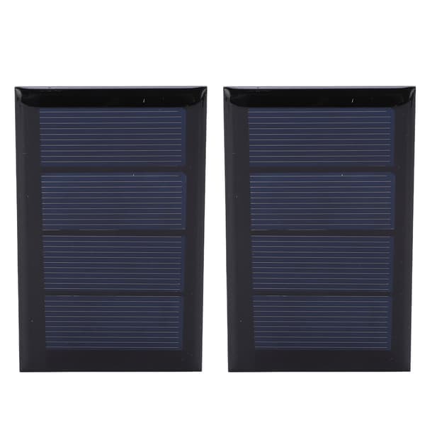 2 stk. 2V 210mA mini solpanel polysilicium solcellepanel 80x50mm til gør-det-selv-projekter