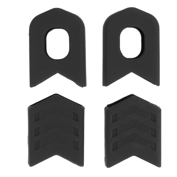 4pcs Crank Boots Durable Portable Effective Protective Compact Stable Lightweight Replaceable Lightweight Bicycle Parts Black