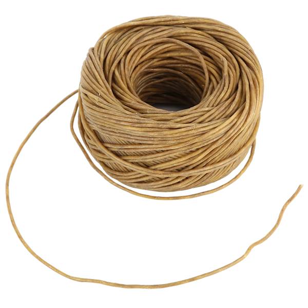 Luonnollinen mehiläisvahakynttiläsydän - 200 jalkaa, tee-se-itse, tuoksukynttiläsydän (tumma)